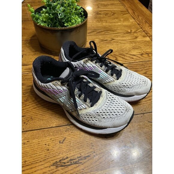 New Balance 860 V9 Women's Low Top Lace Up Running Shoes Multicolor Sz 6 W860WP9 - Picture 1 of 8